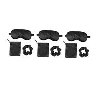 IWOWHERO 9 Pièces ensemble de masque de sommeil soins de la peau masque de sommeil pour les yeux hair charms hair toppers cache-yeux avec anneau pour cheveux masque de sommeil avec Soie