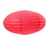 IWOWHERO Abat-Jour en Papier Pliable pour Lanterne Suspendue Forme Soucoupe Couleur Rouge Vif Taille Unique Décoration Festive pour Maison Mariage et Célébrations Lanterne en Papier