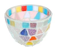 IWOWHERO Abat-jour en Verre Teinté Clair pour Plafonnier Suspendu, Cache-ampoule de Remplacement en Verre, Abat-jour Nordique Coloré Style Rétro Méditerranéen pour Salon et Chambre,