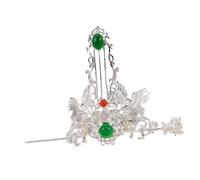IWOWHERO Accessoire Traditionnel Chinois avec Pince à Chignon et Baguette de Motifs Anciens pour Mariages Occasions Spéciales