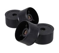 IWOWHERO Accessoires Arbre à Chat 4pcs Bouchons de Trous en Plastique Noir pour Remplacement du Poteau d'arbre à Chat, Design Polyvalent et Robuste pour Griffoir