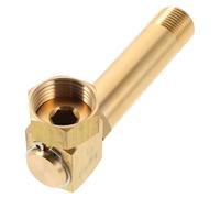 IWOWHERO Adaptateur Coudé Laiton pour Enrouleur de Tuyau de Jardin Raccord Pivotant pour Réparation et Extension de Bobine Connecteur Fileté pour Arrosage Extérieur