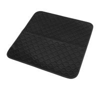 IWOWHERO Alèse Imperméable pour Siège Coussin Absorbant Lavable en Polyester Noir Tapis Antidérapant Réutilisable pour Fauteuil Canapé Voiture - Protection Hygiénique pour Personnes