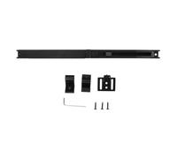 IWOWHERO Amortisseur de Porte de Grange Style Américain sans Perçage Butoir Pom Résistant à L’Oxydation Kit 1 Pièce pour Ouverture Silencieuse et Absorption des Chocs Accessoires