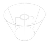 IWOWHERO Armature D’Abat-Jour en Fer Blanc 15X25X18 CM Support Cylindrique en Fil Métallique Suspendre et Lampe de Table Structure Cage Industrielle Polyvalente Pièce Détachée pour