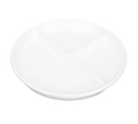 IWOWHERO Assiette Compartimentée Céramique Déjeuner Résistante et Facile à Nettoyer Plateau Divisé pour Contrôle des Portions Plat Maison pour Repas Équilibré