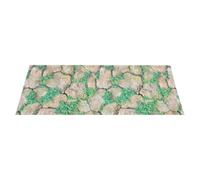 IWOWHERO Autocollant Mural Facile à Utiliser en Papier Décor Créatif Motif Rochers sans Perturber L'écosystème des Reptiles pour Terrarium de Reptiles et Aquarium