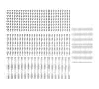 IWOWHERO Autocollants Nacrés Adhésifs pour Maquillage du Visage et Ongles 4 Feuilles Perles Assorties 3Mm-6Mm Décoration Créative pour Bal Masqué et Loisirs Créatifs