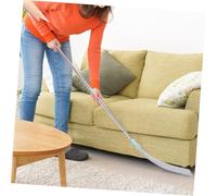 IWOWHERO Balai Dépoussiérant sous Meuble Acier Inoxydable Outil de Nettoyage Maison avec Fibres Fines Manche Léger pour Surfaces Délicates et Zones Difficiles Accès