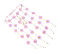 IWOWHERO Bandeau Boho Tournesol et Marguerite Ajustable Serre-tête Fleur Hippie pour Femme Accessoire Cheveux Stable et Délicat