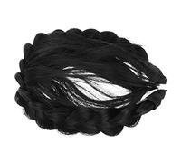 IWOWHERO Bandeau Tressé Pour Perruque Extension De Cheveux à Frange Cheveux Synthétiques Coupe Ajustable