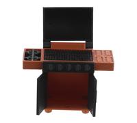 IWOWHERO Barbecue Miniature Modèle : 1:20 Barbecue Charbon De Bois Mini Outil De Cuisine De Jardin pour Maison De Poupée Pique- en Plein Air Camping Scènesdécoration