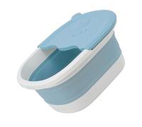 IWOWHERO Bassin de Trempage Pliable pour Pieds Garçon et Filles, Seau de Massage Bleu, Bain Relaxant pour Soulager la Fatigue, Stimulation Circulation Sanguine, Accessoire Bain Pratique