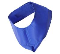 IWOWHERO Bleu, Masque Yeux de Chat Anti-Morsure Petit Trou, Nylon | Chats et Chiots, Bande Auto-adhésive, Bain et Séchage Après Toilette, Toilettage Sécurisé