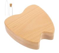 IWOWHERO Boîte à Dents de Lait en Bois Massif Boîte à Souvenirs pour Garçon et Filles Rangement Compact pour Dents de Lait Présent Mémorable pour Bébé Garçon et Fille Design Naturel et