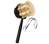 IWOWHERO Boîte à Moxa en Cuivre Pur Poignée Pot de Moxibustion Portable Épaissi pour Soins Corporels Régulation Nerveuse et Réchauffement Utérin Outil de Massage Traditionnel pour Bien-