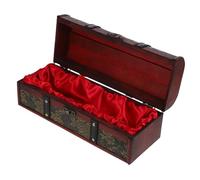 IWOWHERO Boîte à Vin pour Bouteille de Rouge Coffret de Stockage Décoratif Doublure Polyvalente pour Transporter Protéger Vos Bouteilles de Vin