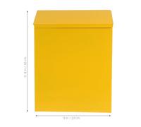 IWOWHERO Boîte Aux Lettres Fer Style Européen Robuste Boîte à Suggestions et Courrier Extérieure Capacité Adaptée pour Enveloppes et Journaux Design Simple et Élégant Usage Maison et