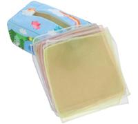 IWOWHERO Boîte de Mouchoirs Sensorielle pour Tout-petits, Jouet D'éveil Montessori, Tissu Souple et Coloré, Exercice Motricité Fine, Adapté aux Bébés, Forêt Animale, 10 Foulards