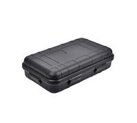 IWOWHERO Boîte de Rangement Outils Étanche et Antichoc Boîte de Survie Polyvalente pour Aventure Extérieure et Protection Sécurisée pour Urgences Plein Air Noir