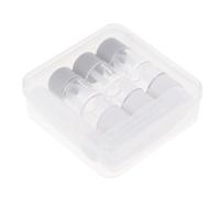 IWOWHERO Boîte De Rangement pour Lentilles De Contact Transparente 3 Pièces Étanche Solide avec Pince à Épiler Et Flacon Voyage Entretien Lentilles Adapté Usage Quotidien Voyage