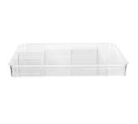 IWOWHERO Boîte de Rangement pour Maquillage Transparente 8 Compartiments, Organisateur Multifonction pour Rouges à Lèvres, Vernis à Ongles et Bijoux, Format Compact pour Bureau et