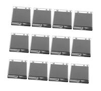 IWOWHERO Boîte Plastique Transparente Intérieur en Éponge Noire, Rangement Pratique et Protection Lot de 12 pour Médailles de Marathon pour Badges, Usage Personnel ou Professionnel