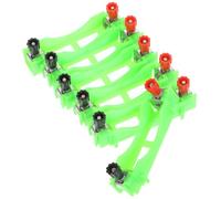 IWOWHERO Boîtier pour Piles AA 6 Pcs Bornes de Câblage Transparentes, Support Batterie Physique en PVC, Porte-Piles pour Laboratoires de Physique, Outil Pédagogique pour Expériences