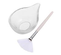 IWOWHERO Bol Pour Masque Facial Avec Pinceau Nettoyant Outil Applicateur Pour Mélanger Masques Visage Pour Soins Peau