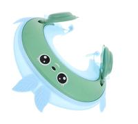 IWOWHERO Bonnet De Bain Pour Bébé Réglable 0-18 Mois, Protège-oreilles En Silicone Souple, Bleu Intense, Couvre-cheveux Imperméable, Bain Quotidien Sûr Pour Tout-petits