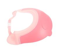 IWOWHERO Bonnet De Bain Pour Garçon Et Filles Ajustable Et Imperméable, Protection Silicone Douce Pour Lavage Cheveux, Usage Bébé Et Tout-petit, Couleur Rose Sakura, Taille Unique