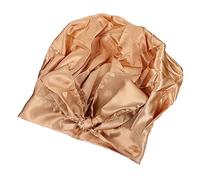 IWOWHERO Bonnet De Nuit Jumbo Confortable Satin Pour Femmes Chapeau De Sommeil Délicat Accessoire Maison Élégant Pour Confinement Maternité