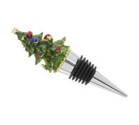 IWOWHERO Bouchon Bouteille Vin Sapin de Noël Décoratif Bouchon Étanche pour Garder Vin Frais Accessoire Bar Festif pour Fêtes de Fin Année