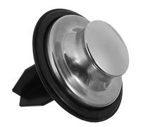 IWOWHERO Bouchon de Vidange pour Broyeur D’Évier en Acier Inoxydable 9,5 CM, Bouchon de Panier D’Évier Étanche, Protection Anti-Obstruction pour Évier Cuisine, Compatible Lave-Vaisselle,