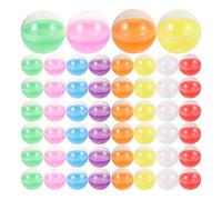 IWOWHERO Boules de Distributeur Automatiques Vides 45Mm Semi-Transparentes Jouets Rechargeables pour Machine à Bonbons Lot de 100 Pièces Multicolores Conteneurs pour Bonbons et Mini