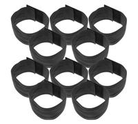IWOWHERO Brassards de Deuil Structure Élastique Classique et Élégante en Polyester Lot de 15 Élastiques Noirs pour Funérailles, Cérémonie, Usage Commémoratif et