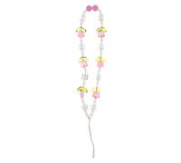 IWOWHERO Breloque de Téléphone Perlée Colorée pour Dames et Filles Lanière Anti-Perte Décoration Compatible Smartphones Cordon de Poignet Taille Unique Couleur Aléatoire