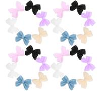 IWOWHERO Breloques pour Ongles 30 Pièces Nœuds en Résine Décorations Nail Art Féminines Accessoires Manucure DIY pour Fêtes et Usage Salon Petits Bijoux Décoratifs pour Ongles