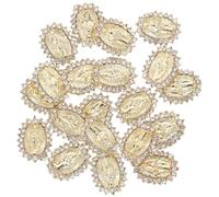 IWOWHERO Breloques pour Ongles Mary en Alliage 3 Paquets de 30 Pièces Strass 3d pour Nail Art Accessoires pour Ongles Décoration Manucure DIY Élégante et Professionnelle