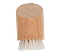 IWOWHERO Brosse Nettoyante Visage Naturelle Poils de Chèvre Manche Bois Brosse Exfoliante Douce à Angle Incliné pour Nettoyage Précis Élimination des Impuretés et Soins Du Visage pour