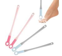 IWOWHERO Brosses à Orteils pour Nettoyage des Espaces Construction Robuste Lot de 4 en Silicone pour Soins des Pieds