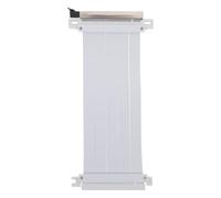 IWOWHERO Câble Riser Pcie 40 16X Blanc 20 CM Angle Droit 180° Extension GPU Haute Vitesse Compatible Mining et Gaming Rallonge Pcie Flexible pour Boîtiers Compacts