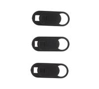 IWOWHERO Cache-Webcam Multifonction 3 Pcs pour Ordinateur Portable et Téléphone, Design Ultra-Mince, Protection Confidentialité Anti-espionnage, Couleur Noire, Accessoires de Sécurité