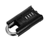 IWOWHERO Cadenas à Combinaison Extérieur 4 Chiffres Réarmable en Alliage de Zinc Étanche pour Portail, Garage, Entrepôt et Boîte à Outils, Serrure Résistante aux Intempéries, Sécurité