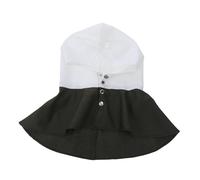 IWOWHERO Cagoule de Soudage en Toile Respirante Bicolore Casque de Soudage avec Cape de Protection du Cou Épaules Équipement de Protection et Meulage Couvre-Casque de Sécurité