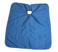 IWOWHERO Cape Coiffure avec Manches Ajustable Cape de Protection Professionnelle pour Coupe Teinture et Permanente Unisexe Léger et Résistant Bleu Bleu Roi