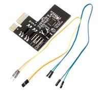 IWOWHERO Carte D’Alimentation D’Ordinateur à Distance Câble Carte D’Extension Bouton PC pour Allumage et Redémarrage PC Usage Informatique Professionnel Compatible Compact Noir