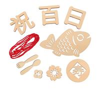 IWOWHERO Cartes Significatives Pour Panneau Bois Indiquant Les Étapes Naissance Cartes Importantes Né Accessoires Photo Pour Cent Jours Du