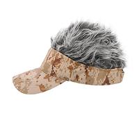 IWOWHERO Casquette de Baseball Postiche Réutilisable pour Hommes Chapeau de Protection Solaire Taille Unique Chapeau Fantaisie pour Activités Extérieures pour