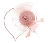 IWOWHERO Chapeau Bibi Pour Femme Bandeau En Maille Thème Tea Party Pour Séances Photo Et Événements Spéciaux